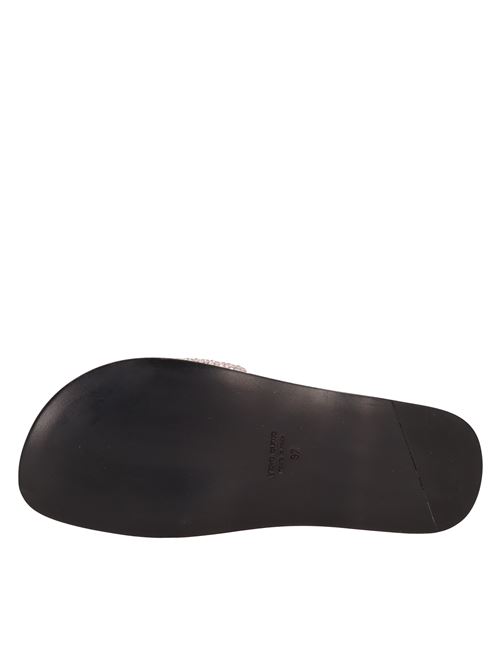 Suede and rhinestone mules EDDY DANIELE | THEACREMA